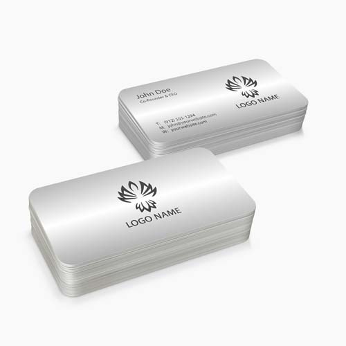 Metallic Business Cards